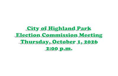Notice of Election Commission Meeting