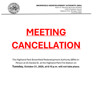 BRA Meeting Cancelled for October 21, 2025