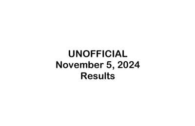 UNOFFICIAL November 5, 2024 Election Results