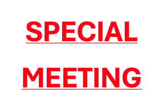 Special Zoning Board of Appeals Meeting Notice