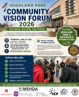 Highland Park Community Vision Forum