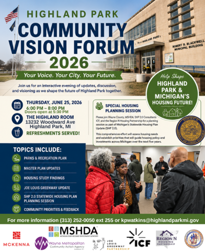 Highland Park Community Vision Forum