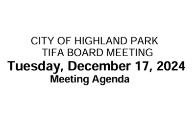 TIFA Meeting Agenda 12/17/24